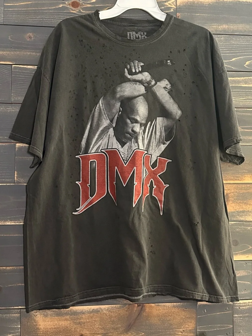 NWOT Graphic Short Sleeve Tee in Black with Red Logo